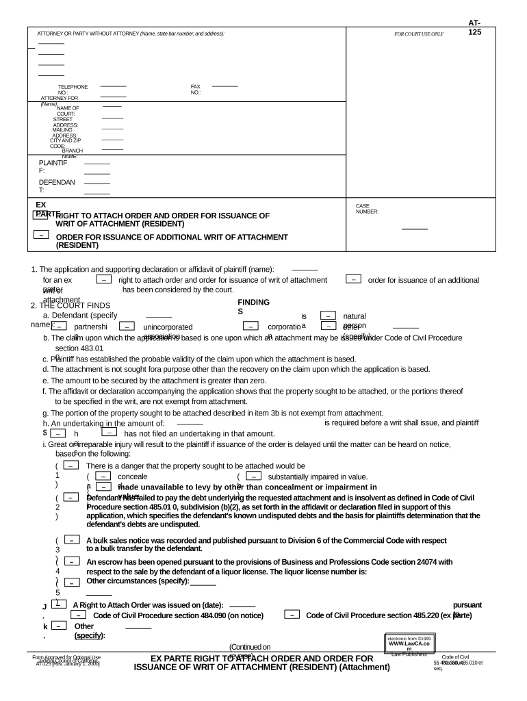 Ca Right  Form