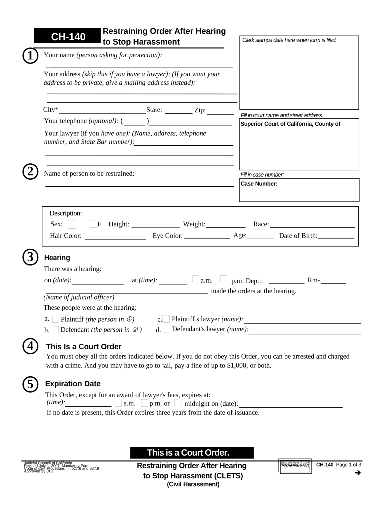 CH 140  Form