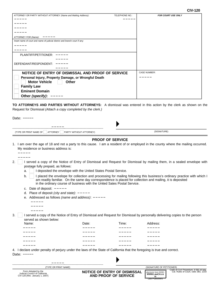 Notice Entry  Form