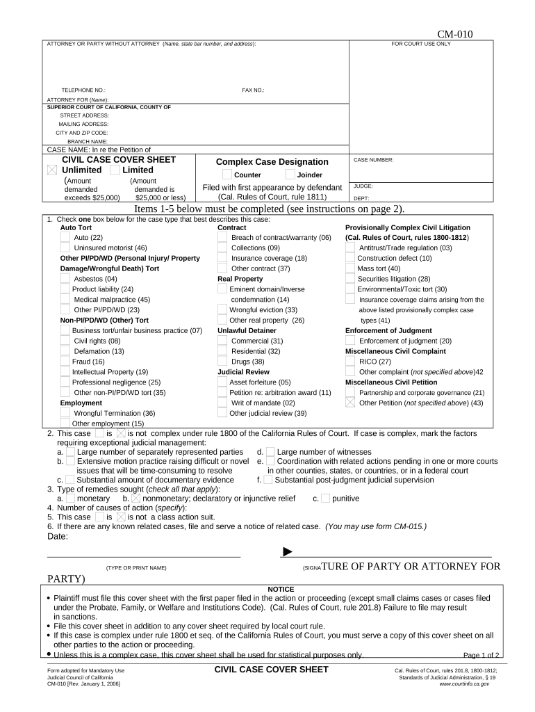 Ca Name Change  Form