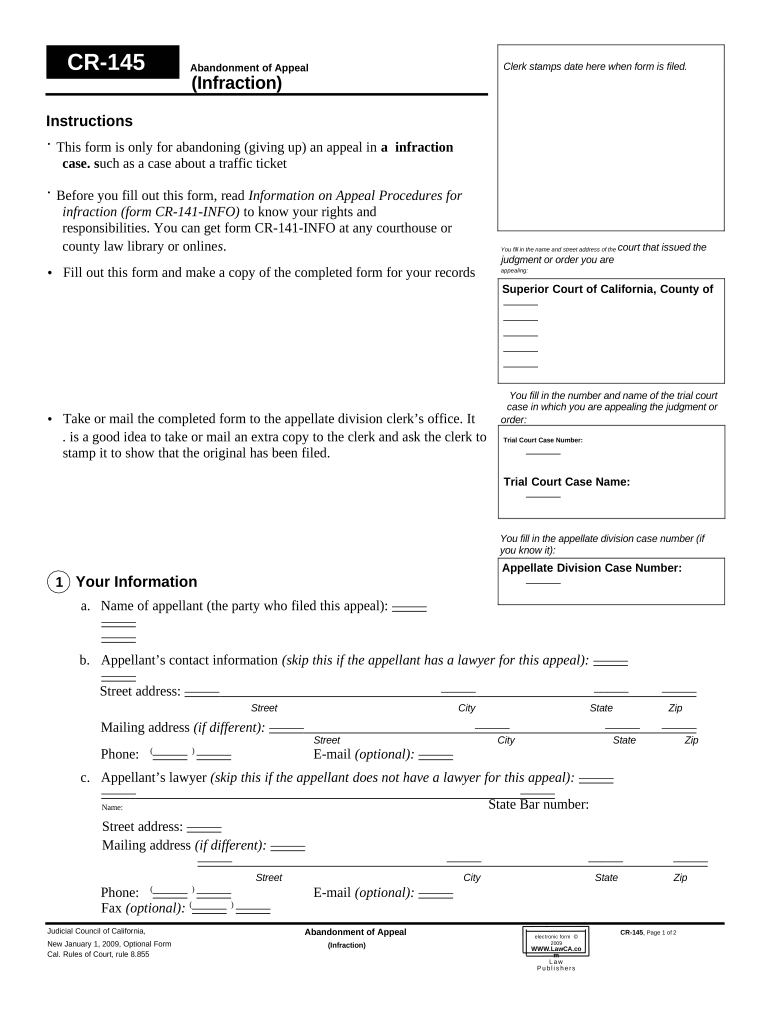 Infraction  Form