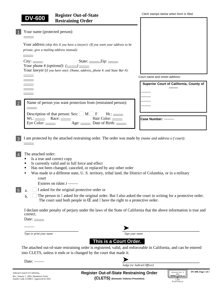 State Court  Form