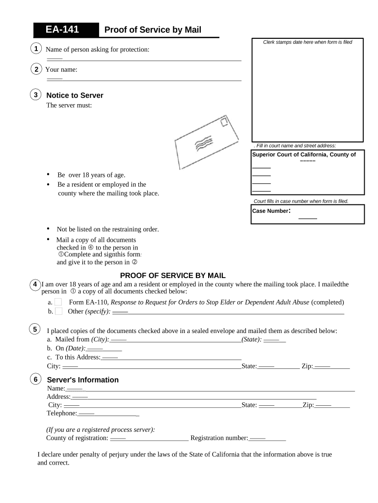 California Abuse Form