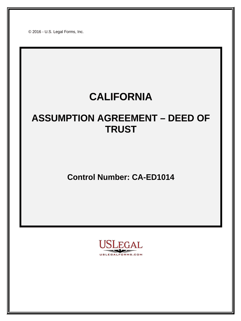 Assumption Agreement of Deed of Trust and Release of Original Mortgagors California  Form