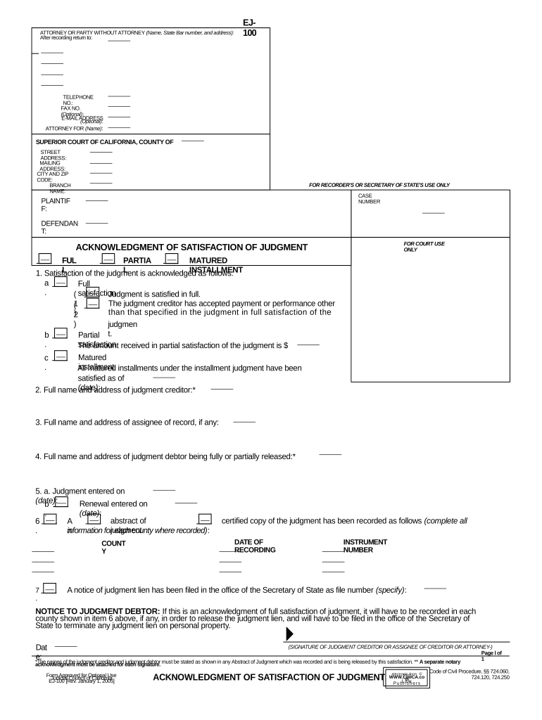 Ca Satisfaction  Form