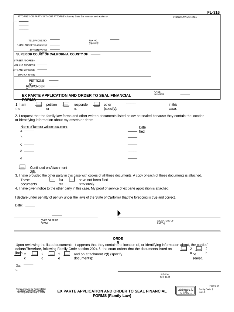 California Noncompliance  Form