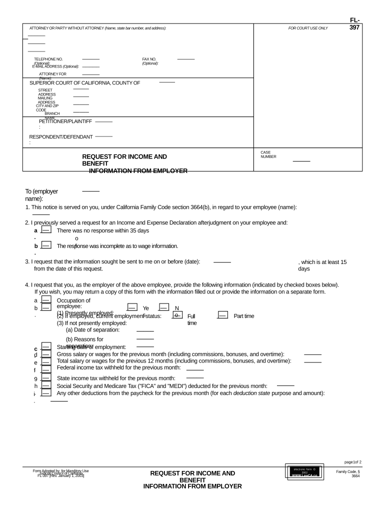 Information Employer Form