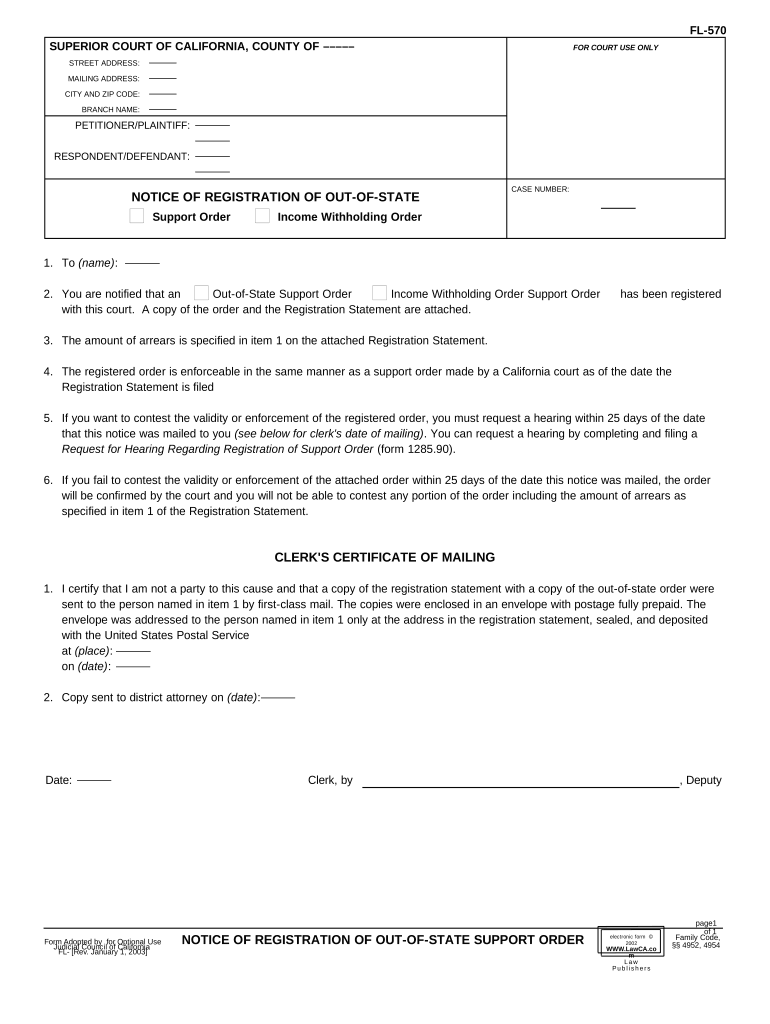 Notice Out Print  Form