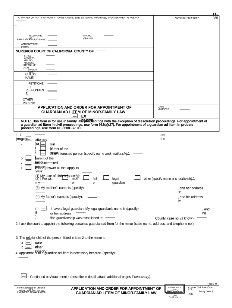 Application Guardian Ad  Form