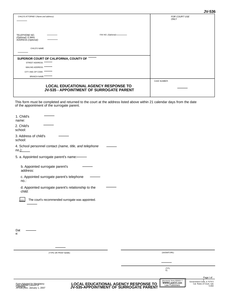 Educational Agency  Form