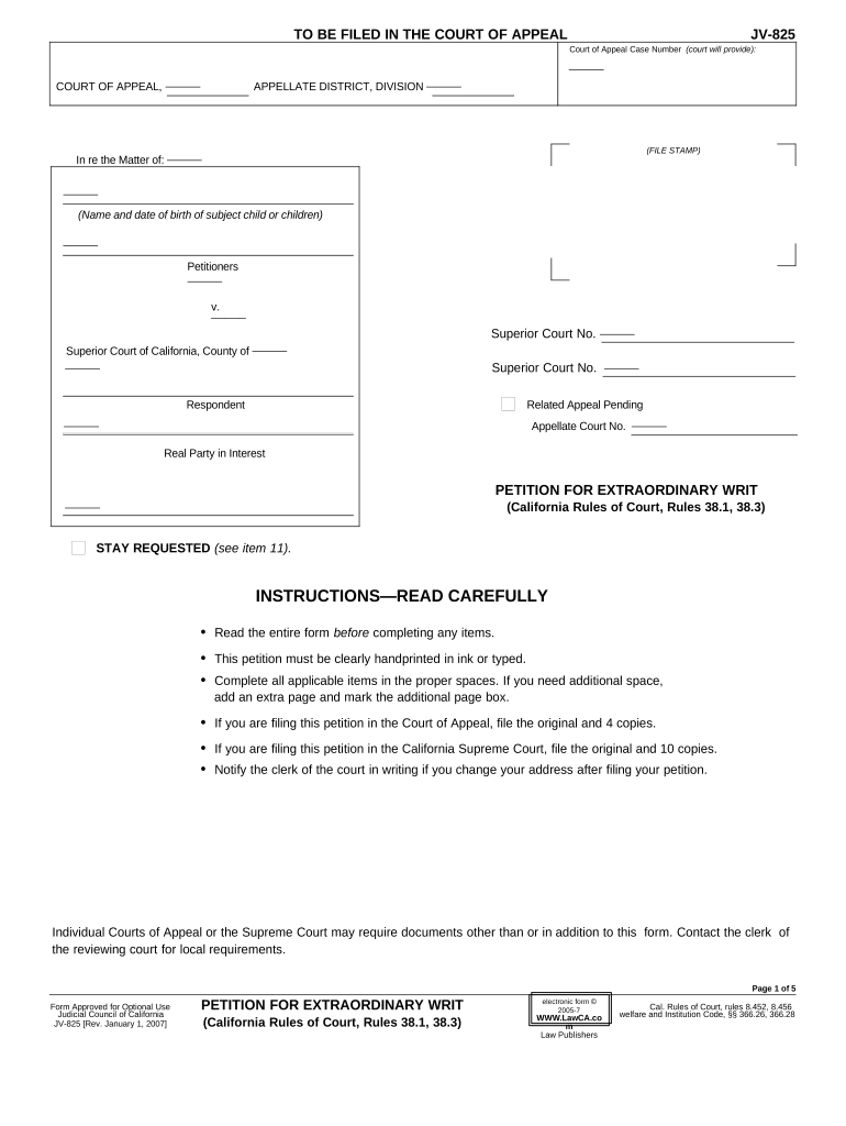 Juvenile Dependency  Form