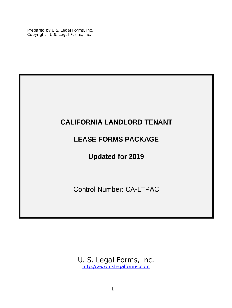 Fill and Sign the Ca Tenant Form