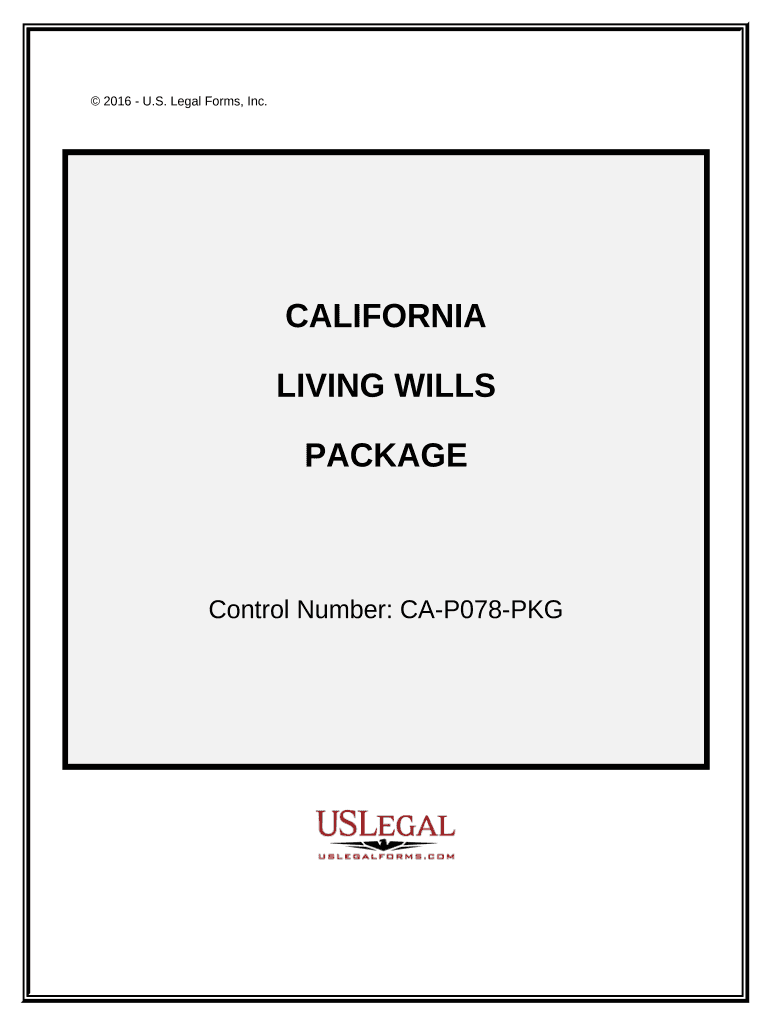 California Living Wills  Form