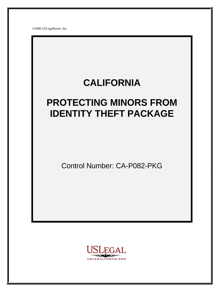 California Theft Package  Form