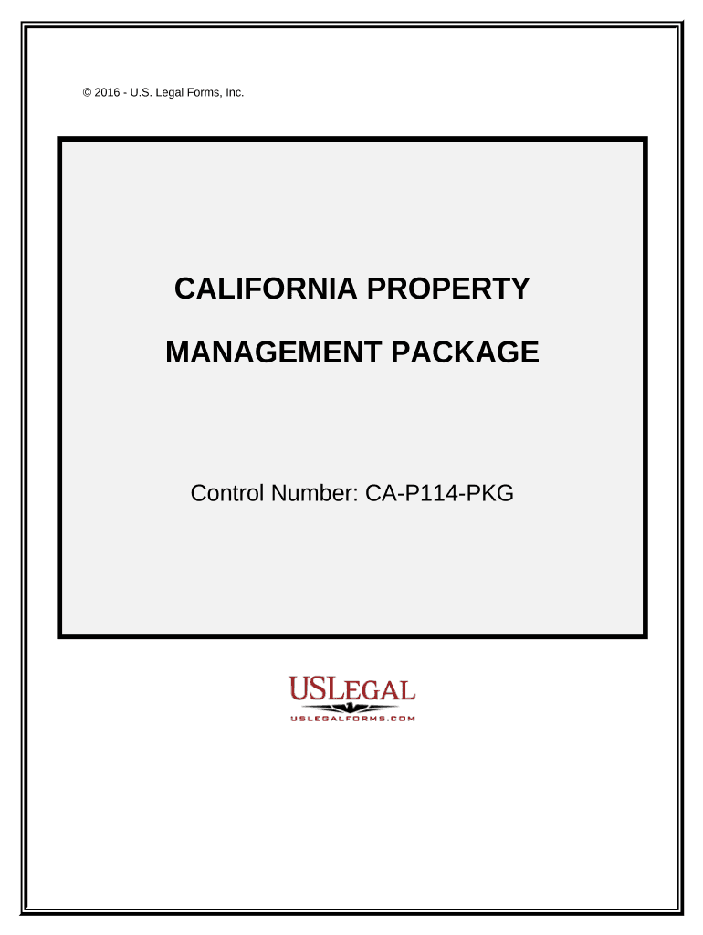 California Property  Form