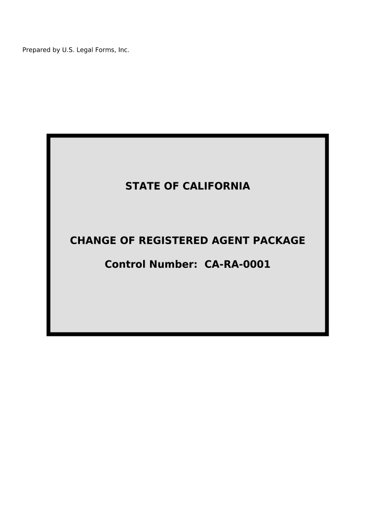 California Agent  Form