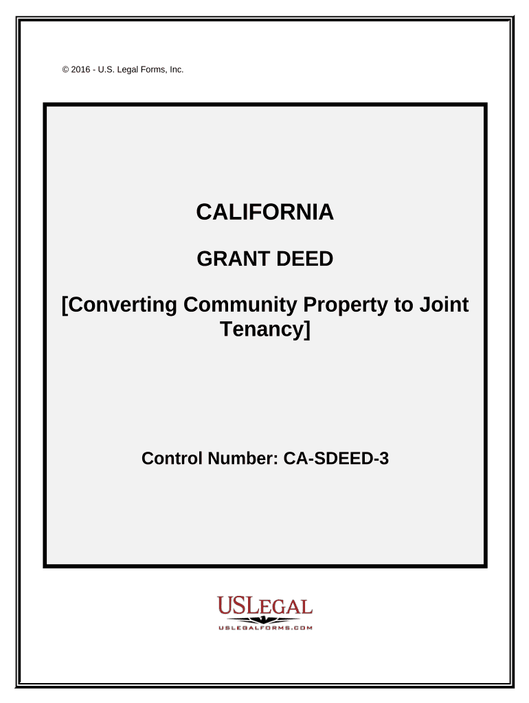 Deed Community Property  Form