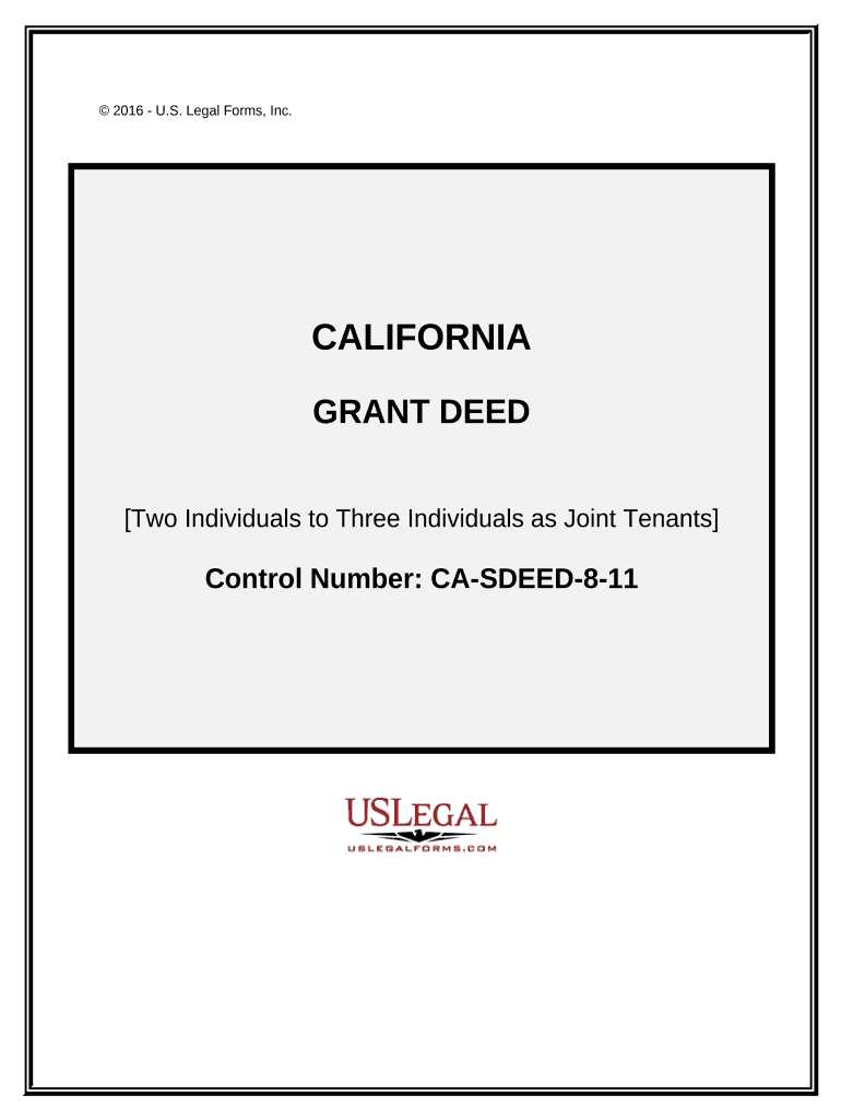 California Grant Deed  Form
