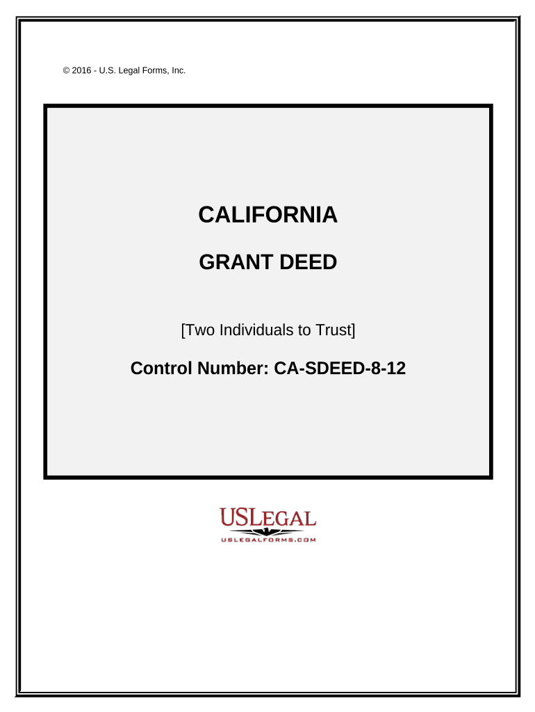 Grant Deed Trust  Form