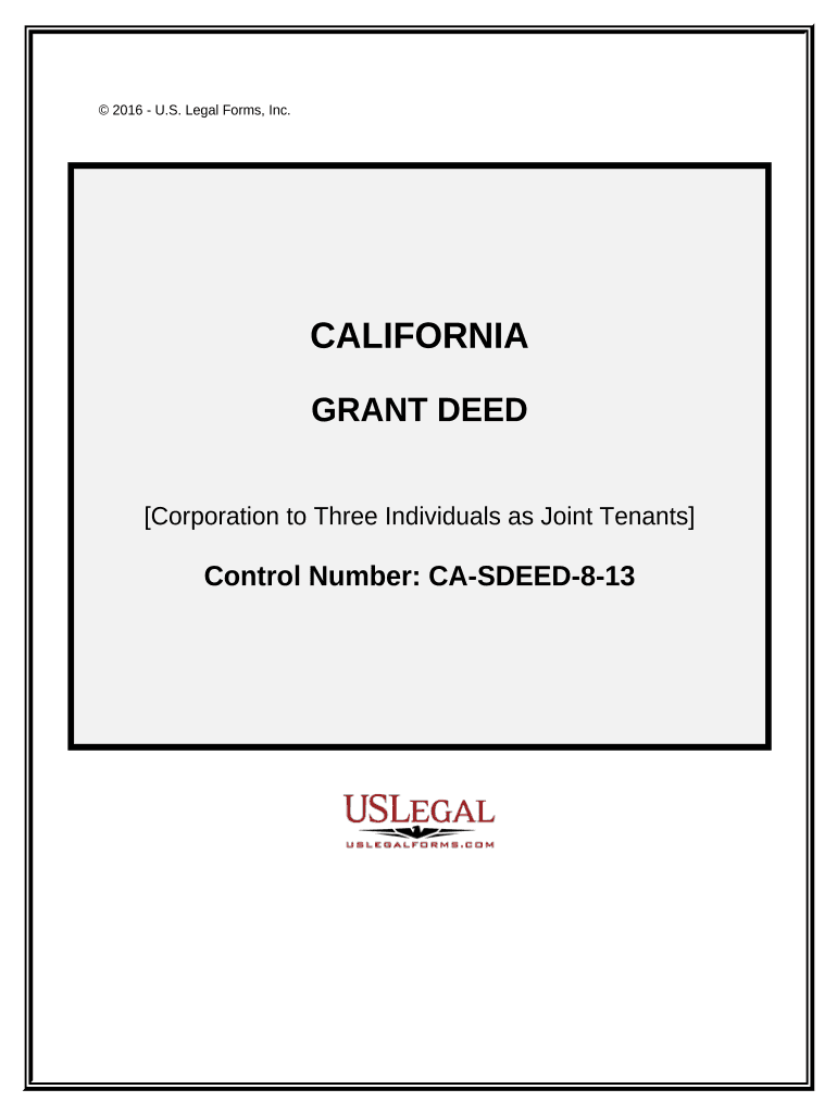 California Grant Deed  Form