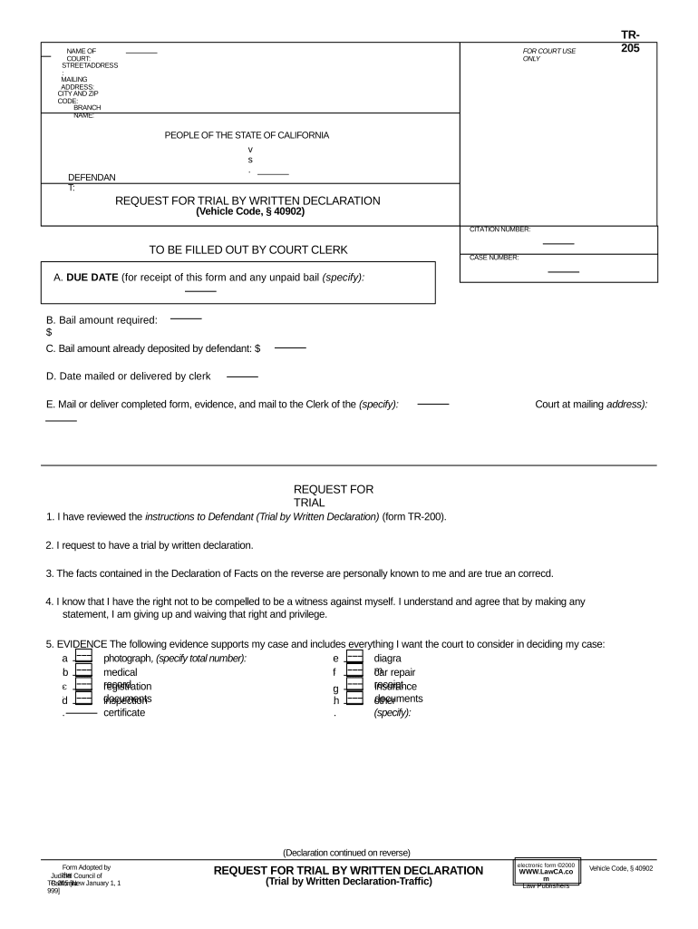 Request Written Template  Form