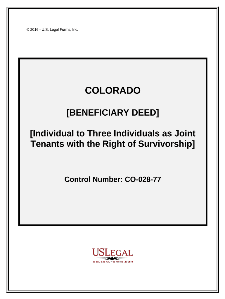 Colorado Beneficiary  Form