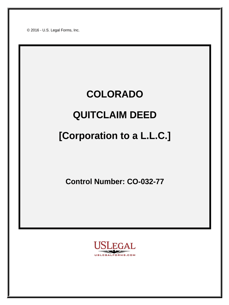 Colorado Limited Liability Company  Form