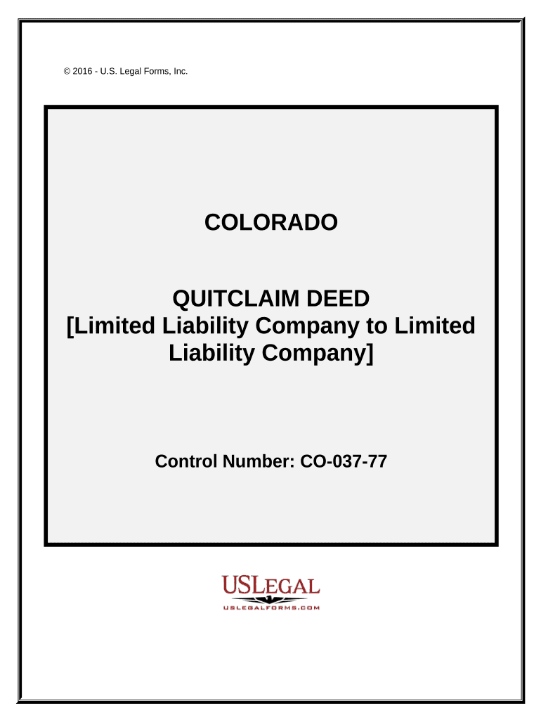 Colorado Limited Company  Form