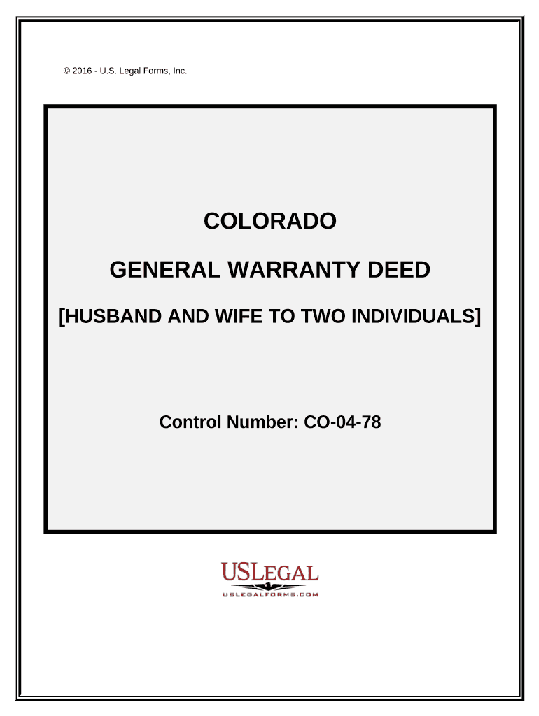 Colorado Deed for  Form