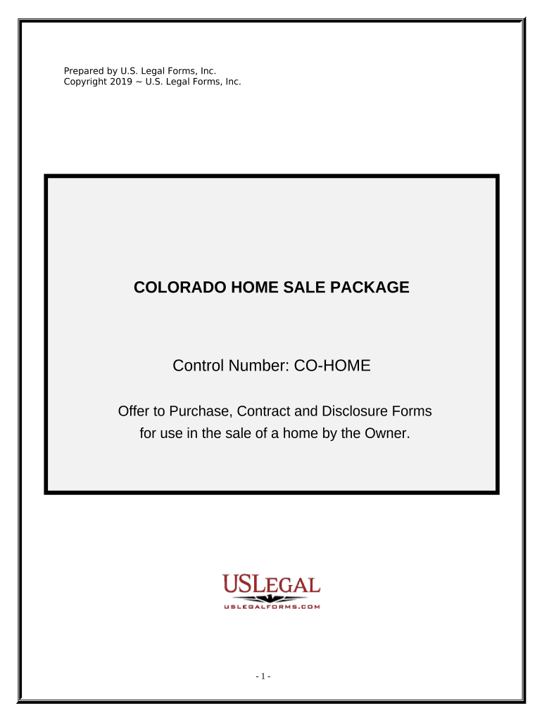 Real Estate Home Sales Package with Offer to Purchase, Contract of Sale, Disclosure Statements and More for Residential House Co  Form