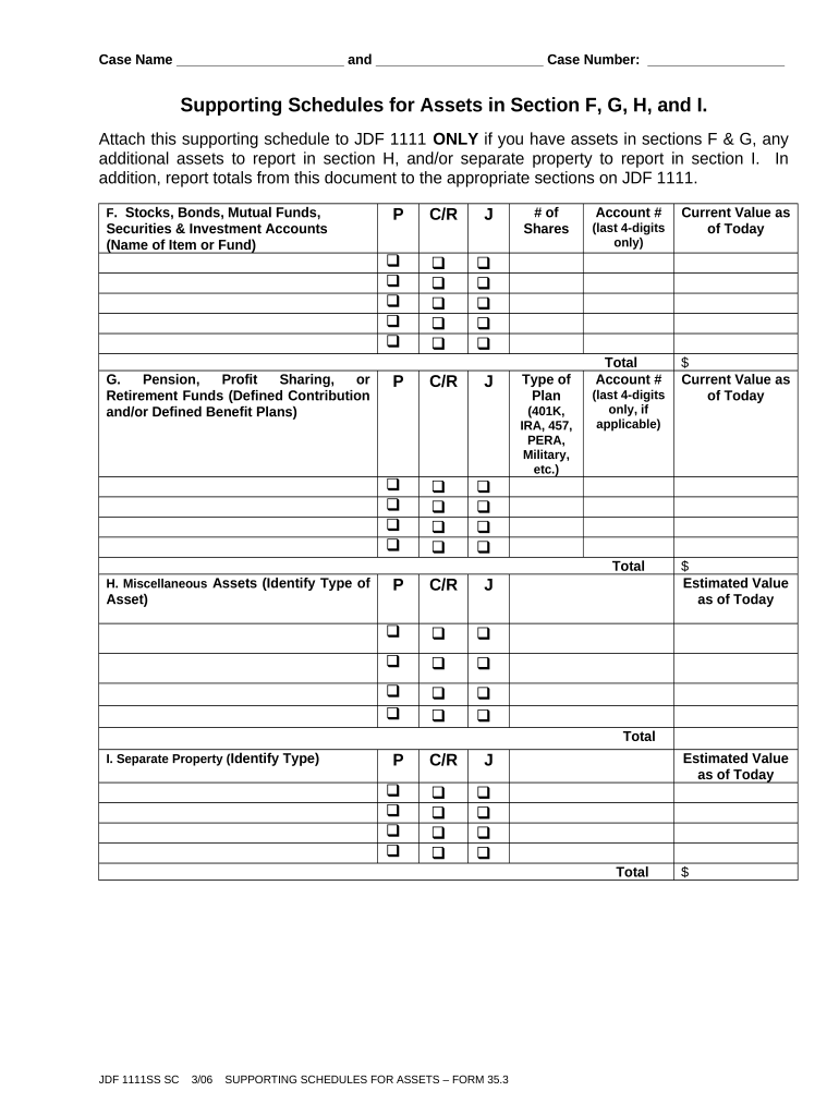 Sworn Financial  Form