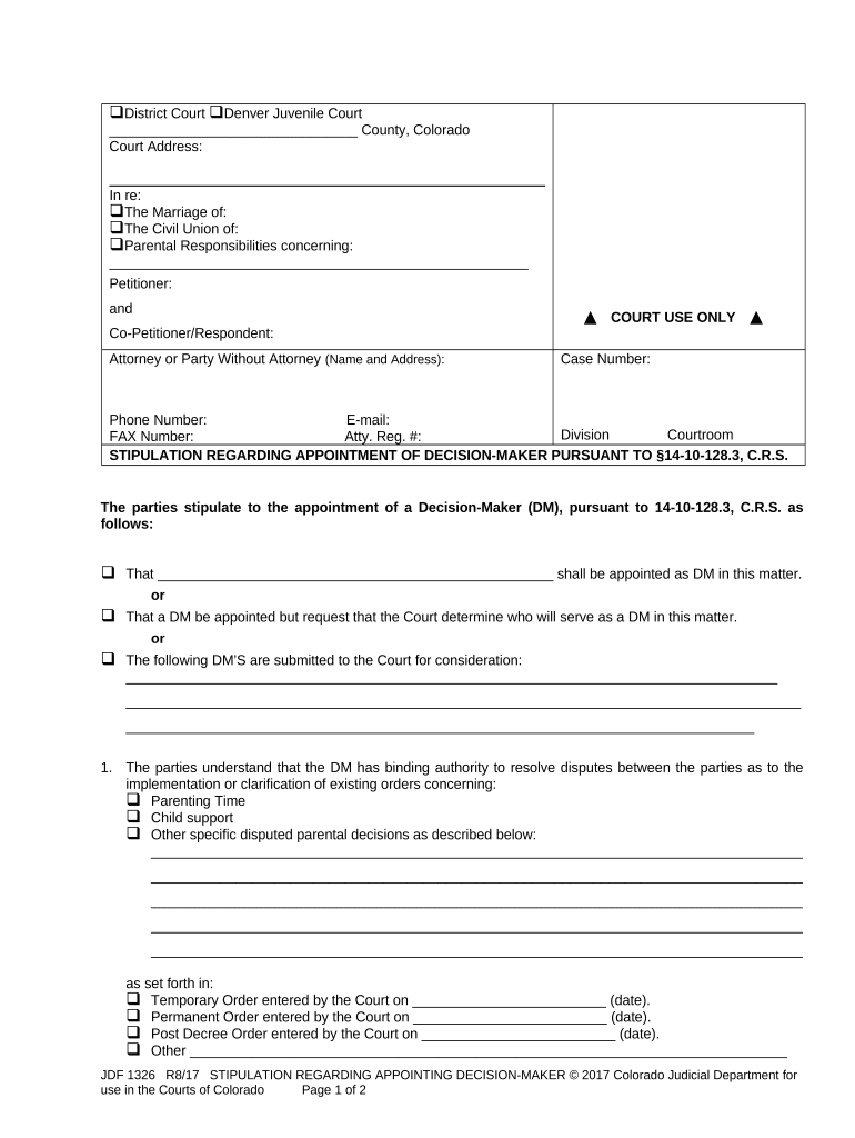 Co Decision Maker  Form