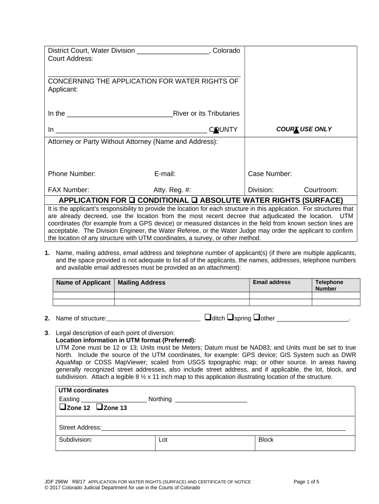 Surface Right  Form