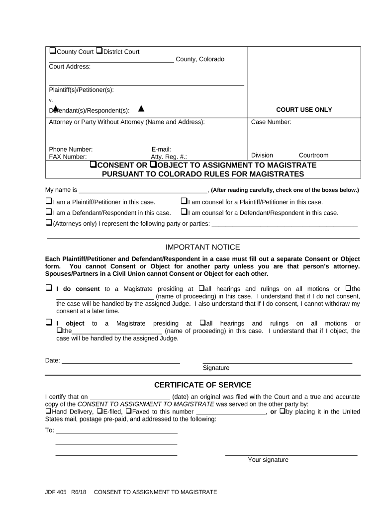 Consent Assignment  Form