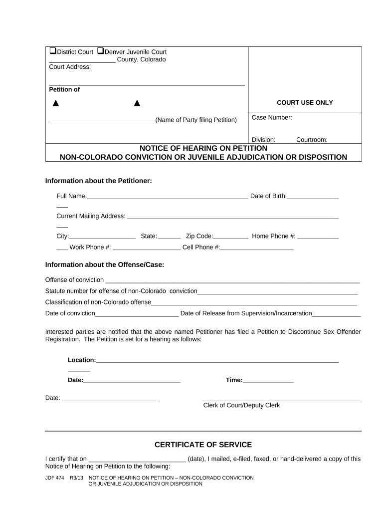 Sex Offender Registration  Form