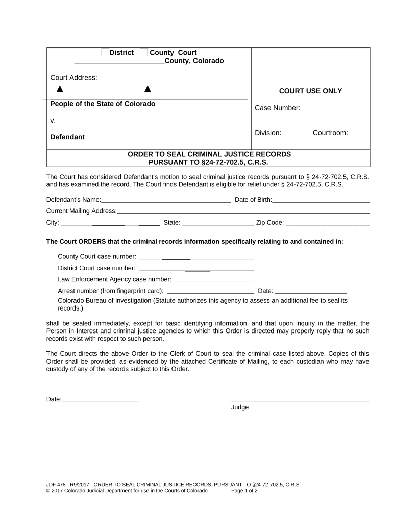 Hearing Adjudication  Form