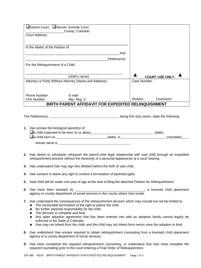 Parental Rights Form