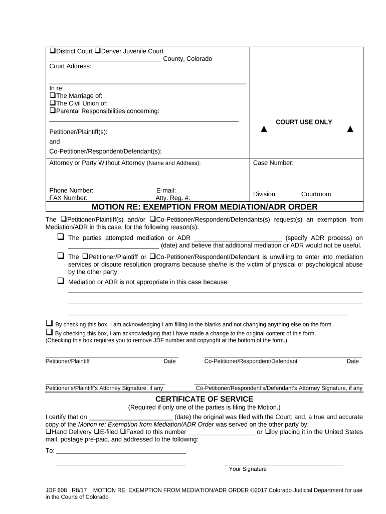 Mediation  Form