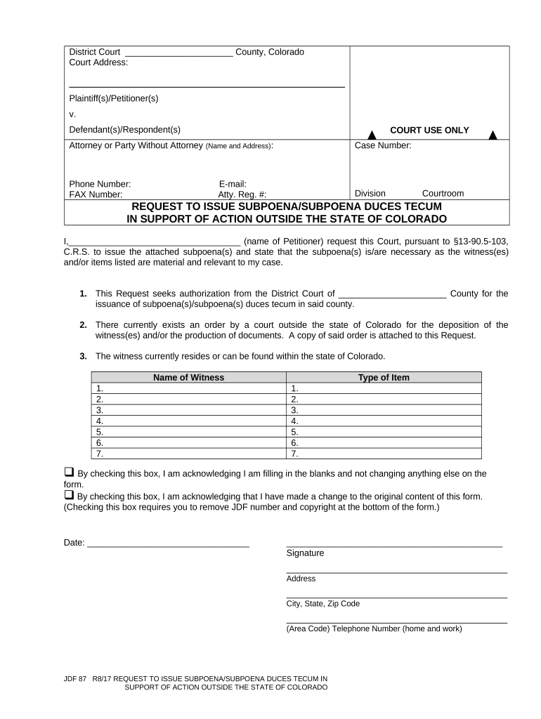 Issue Form Document