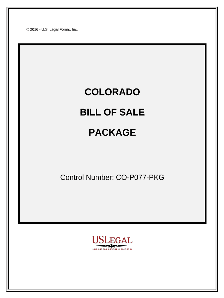 Co Bill Sale  Form