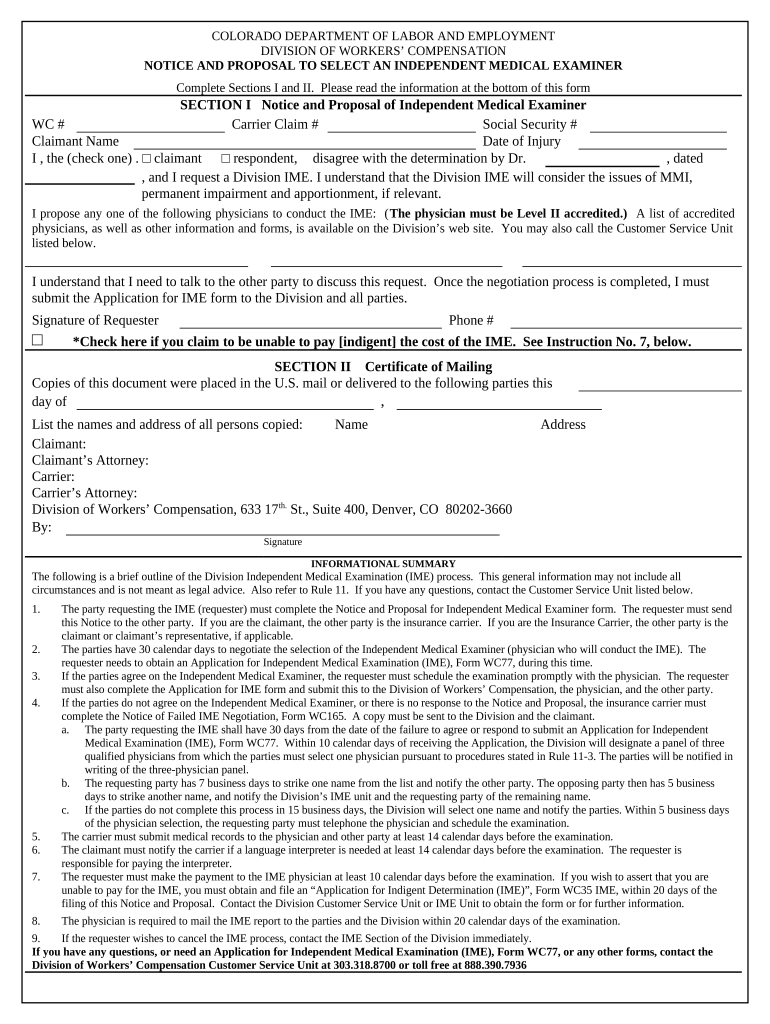 Co Proposal  Form