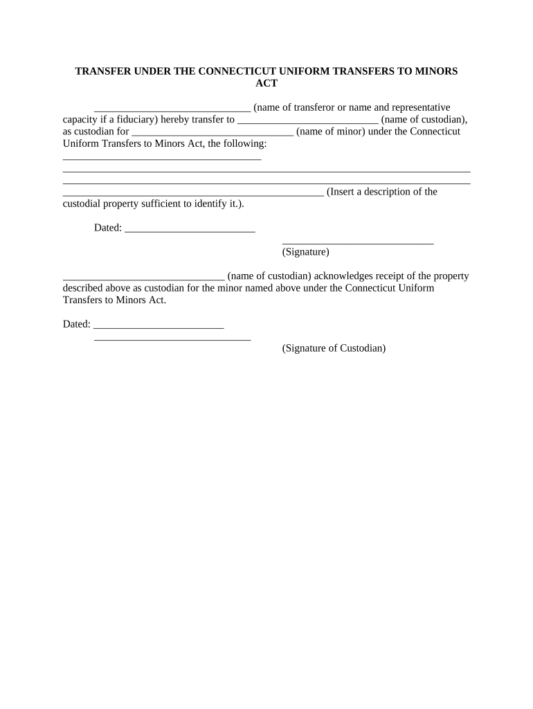 Transfer Property  Form