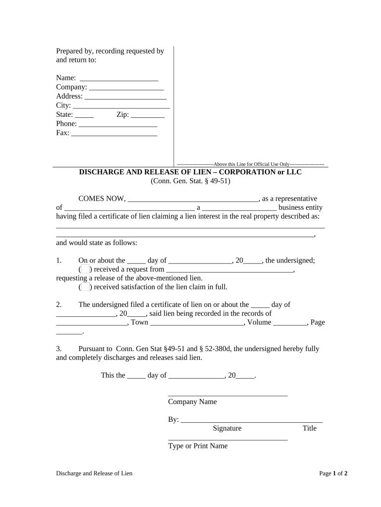 Ct Corporation Llc  Form