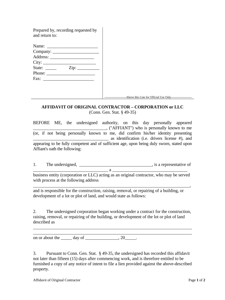 Ct Corporation Llc  Form