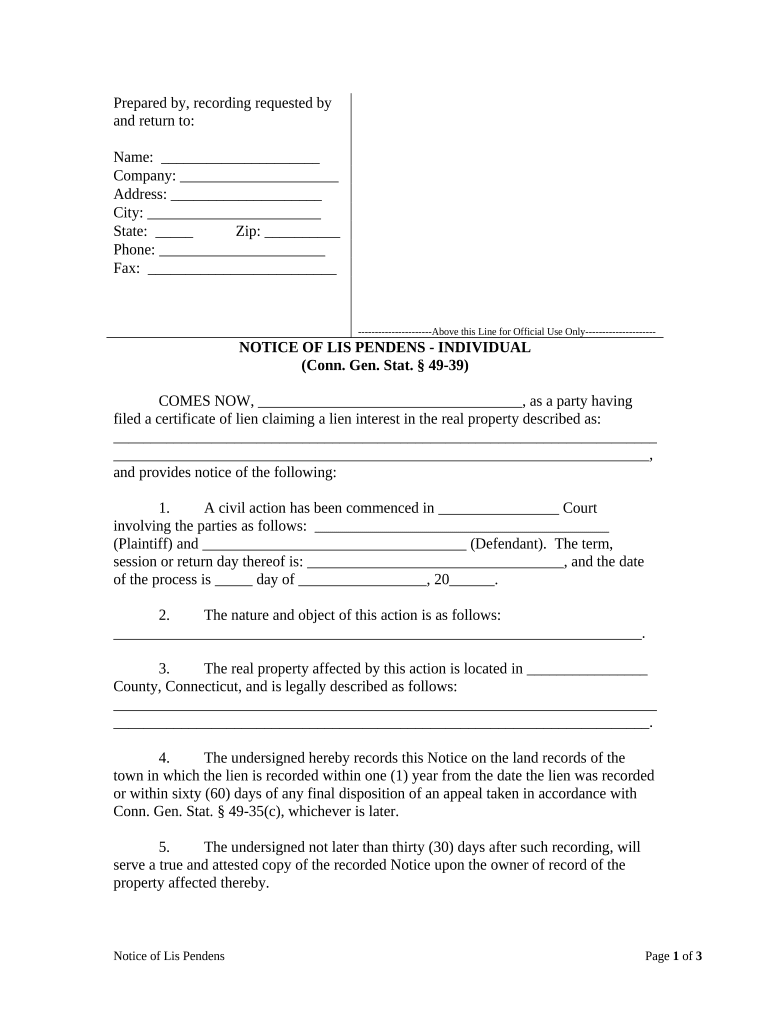 Ct Notice  Form