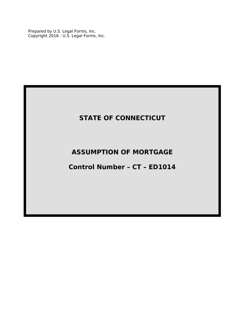 Assumption Agreement of Mortgage and Release of Original Mortgagors Connecticut  Form