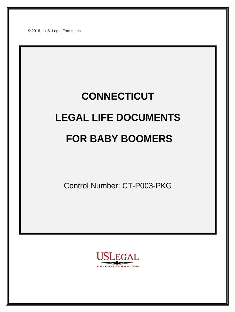 Essential Legal Life Documents for Baby Boomers Connecticut  Form