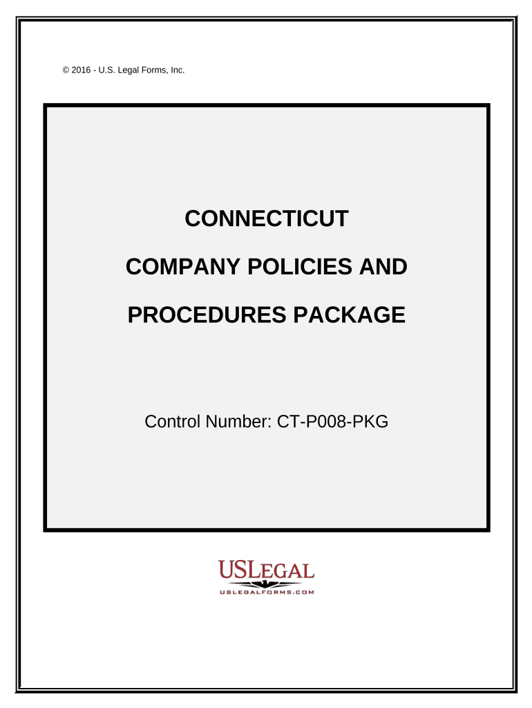 Company Policies Procedures  Form