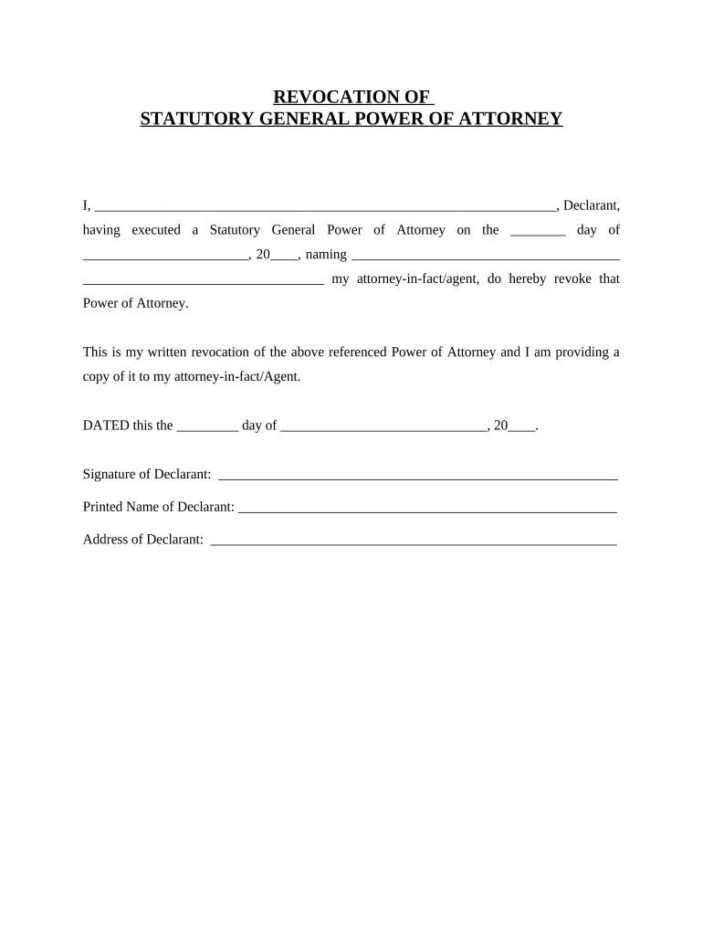 Connecticut Statutory  Form