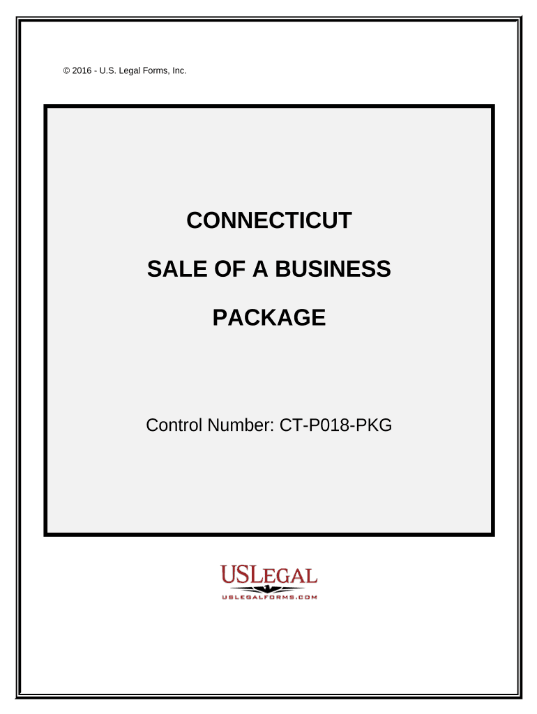 Sale of a Business Package Connecticut  Form